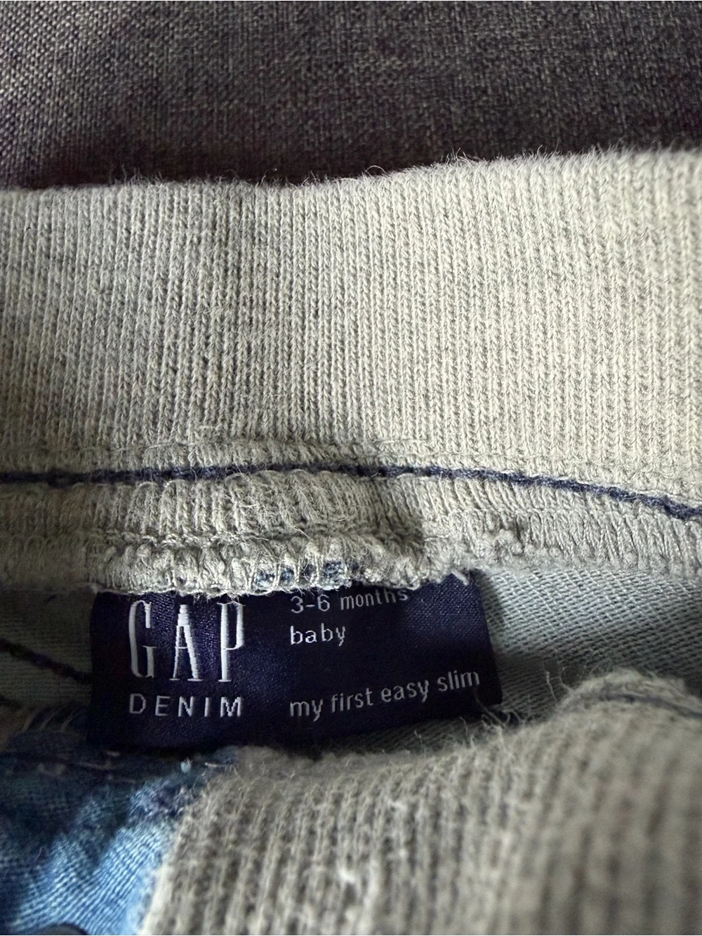 GAP Light Blue Kids Denim Jogger Pants with Drawstring